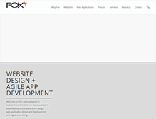 Tablet Screenshot of foxwebsites.co.nz